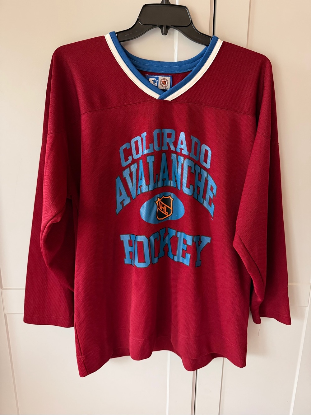 Vintage 90s Starter Colorado Avalanche NHL Hockey Jersey XL